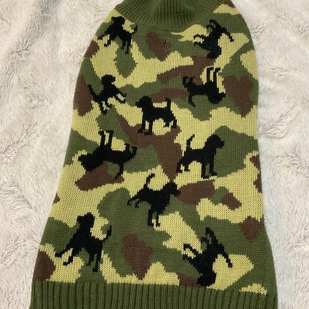 Camouflage Dog Sweater